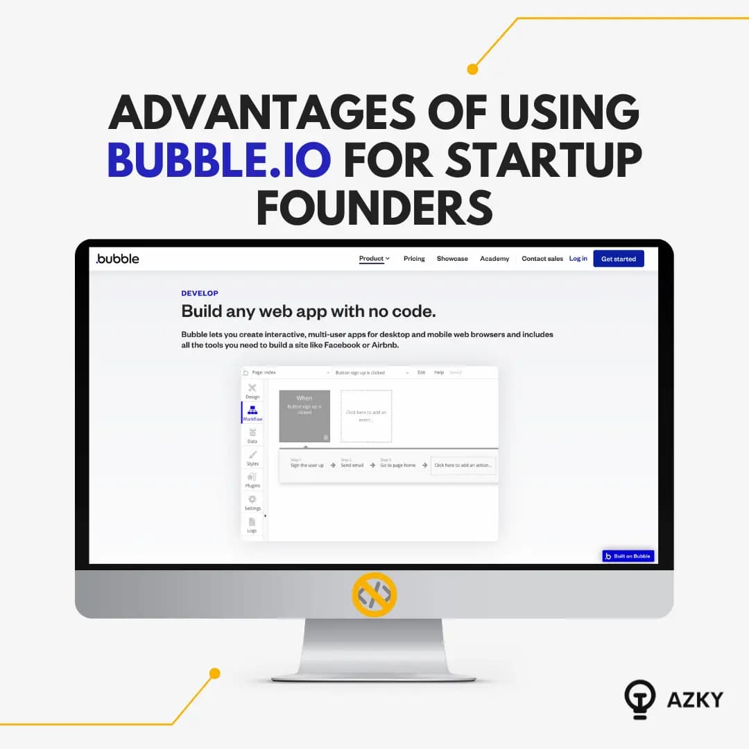 Advantages of using Bubble.io for startup founders