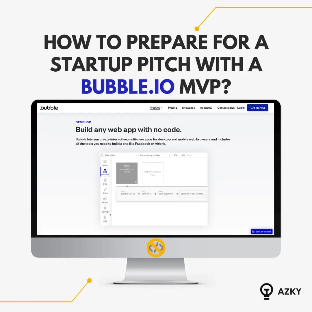How to prepare for a startup pitch with a Bubble.io MVP?