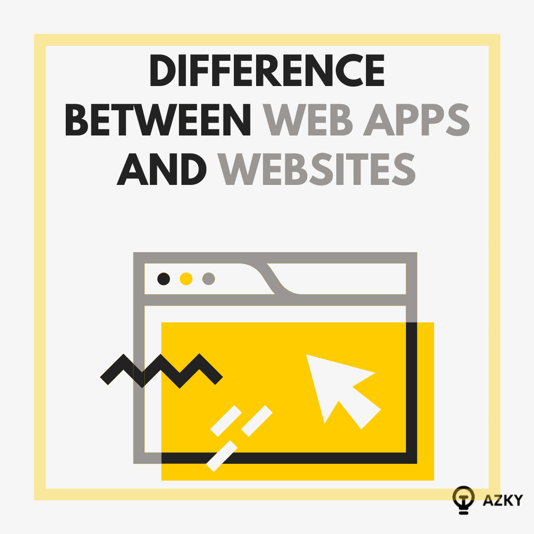 What is the difference between web applications and websites?